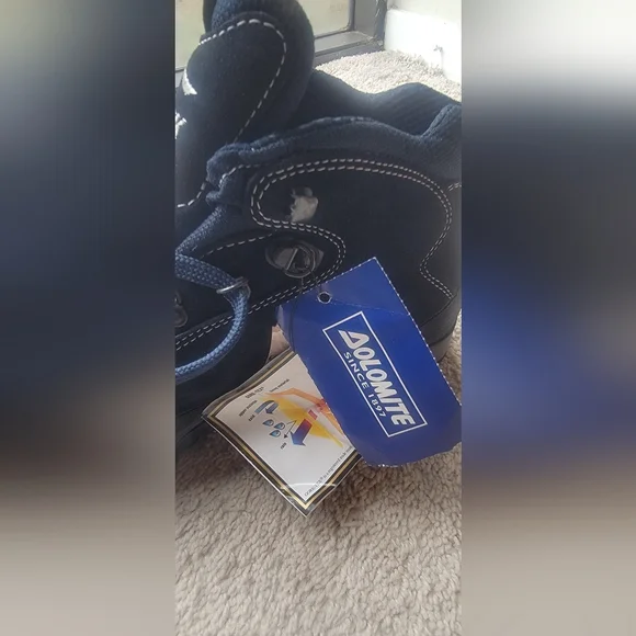 Gortex Hawk Men's Navy Hiking Boots Size 7.5 - Picture 9 of 10